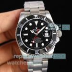 Swiss Copy Rolex Submariner Blaken Black Face Stainless Steel 2836 Watch 